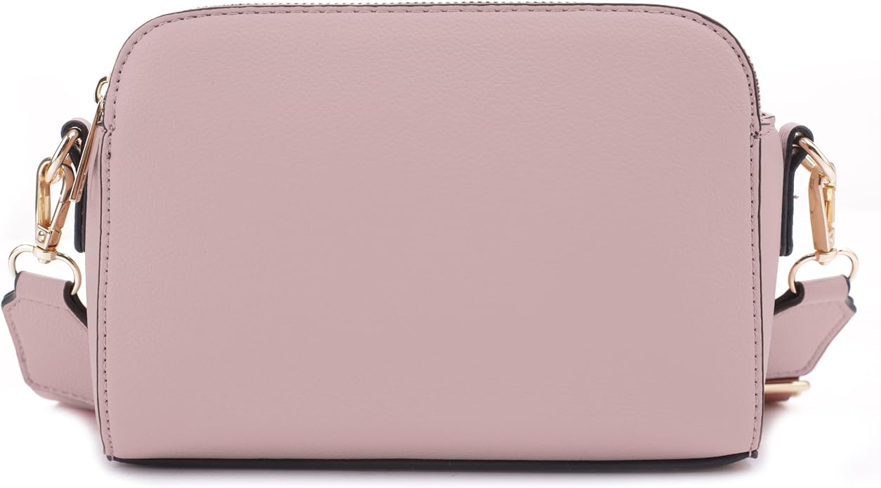 EVVE Crossbody Bags for Women Trendy Triple Zip Small Crossbody Camera Bag Purse - Image 3