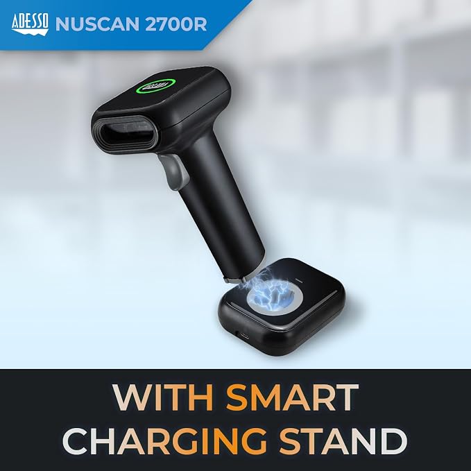 Adesso Nuscan 2700R Wireless Barcode Scanner - Image 2