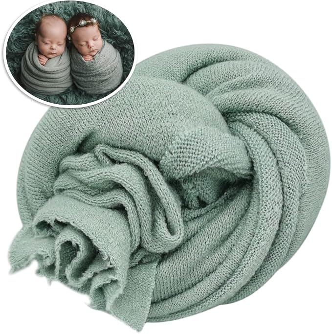 Newborn Posing Wrap Newborn Photography Props Soft Stretch Knit Blanket by ForBaysy