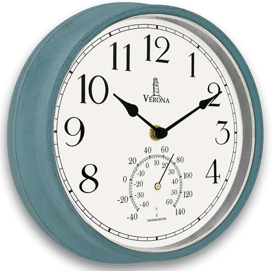 Outdoor Clocks for Patio Waterproof by LovelyHomeEssentials