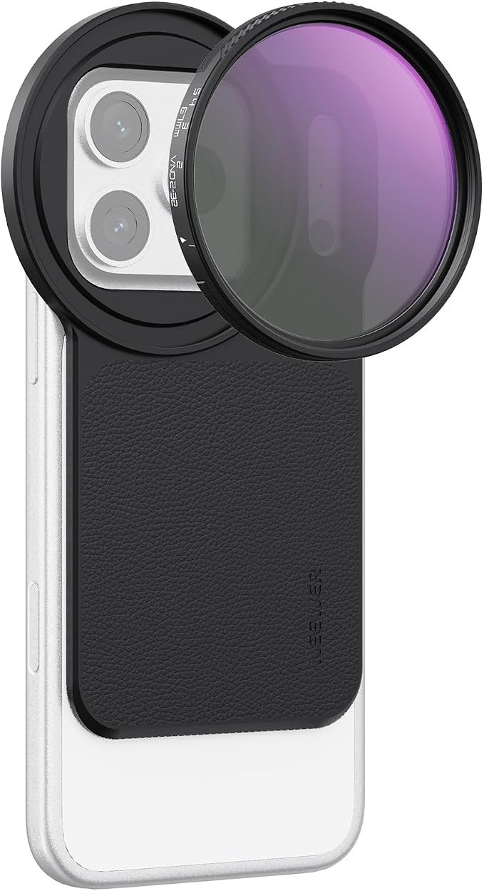 NEEWER 6.9" Magnetic Phone Lens Filter Mount Adapter Backplate Accessories by Neewer