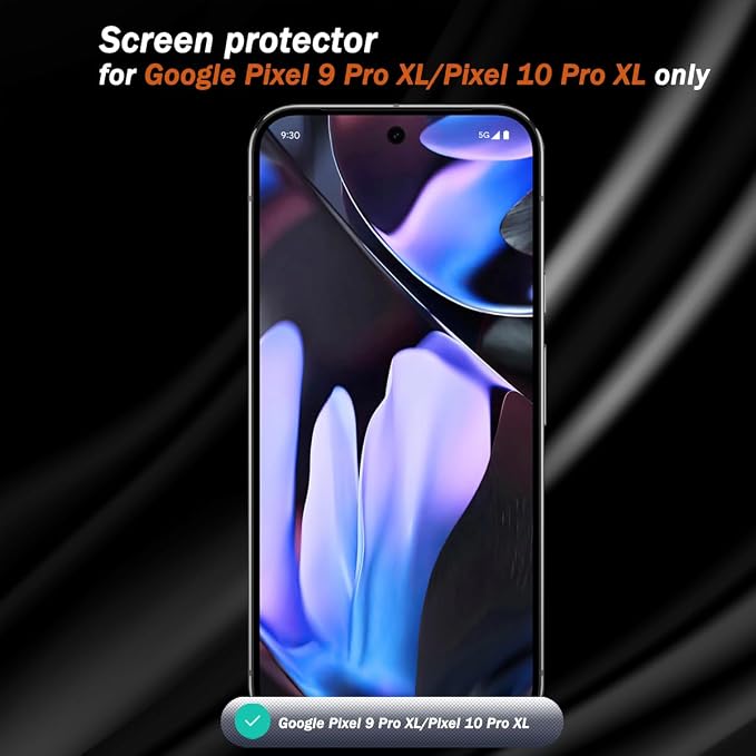 2 Pack Privacy Tempered Glass for Google Pixel 9 Pro XL/10 Pro XL Screen - Image 2