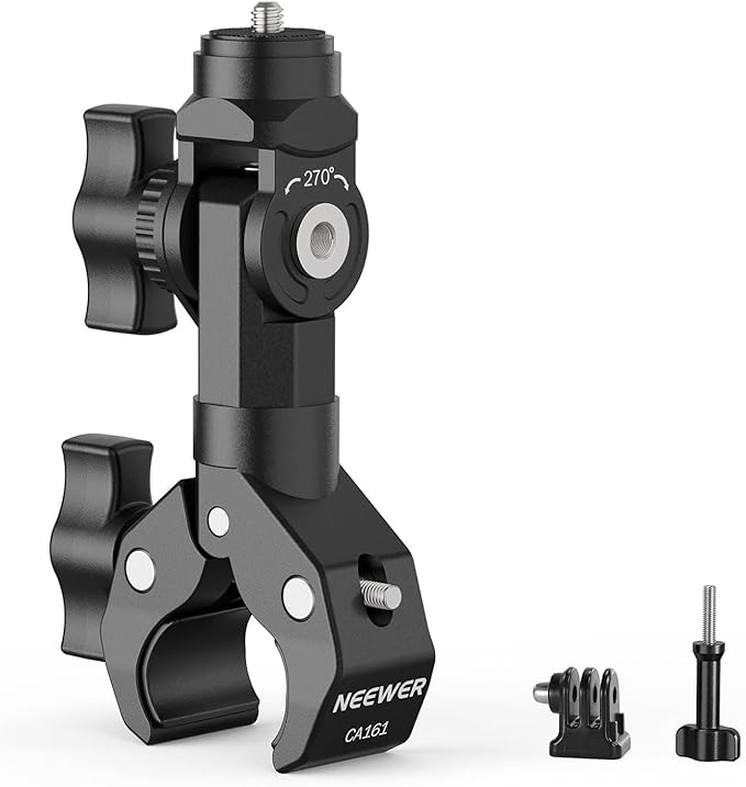 NEEWER Motorcycle Bicycle Handlebar Clamp Holder Magnetic Car Mount Accessories by Neewer