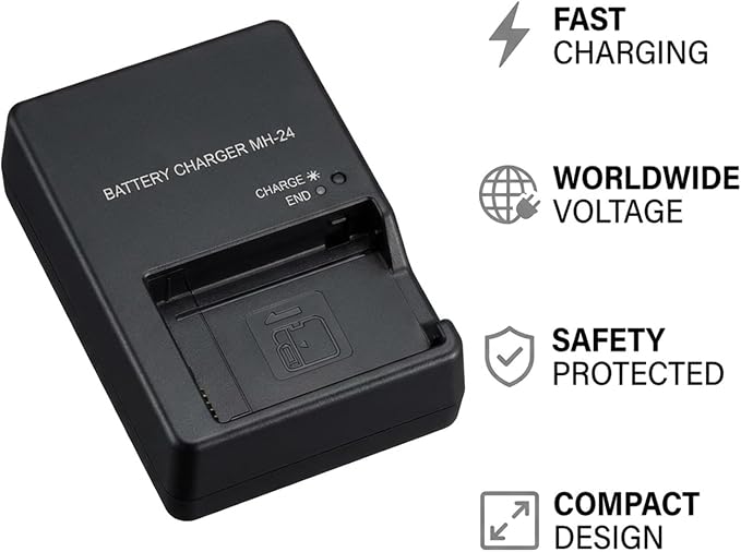 MH-24 Quick Battery Charger for Nikon EN-EL14 EN-EL14a, Compatible - Image 2