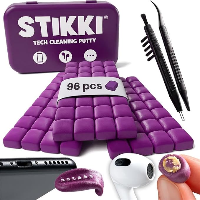 STIKKI Cleaning Putty for Electronics – Earbud & Phone Cleaning Kit by Unknown