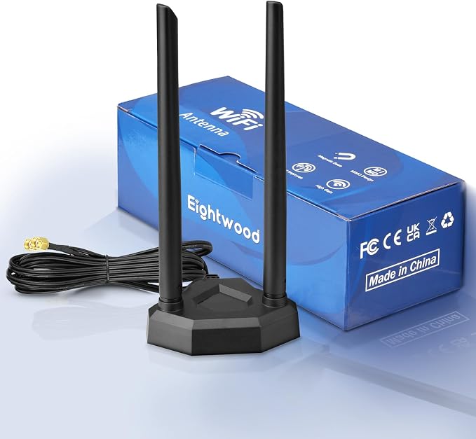 Eightwood Dual Band WiFi Antenna 2.4GHz 5GHz RP-SMA WiFi Antennae - Image 8
