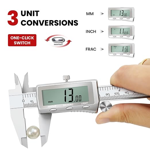 Digital Caliper 6 Inch, Rechargeable Calipers - Image 6