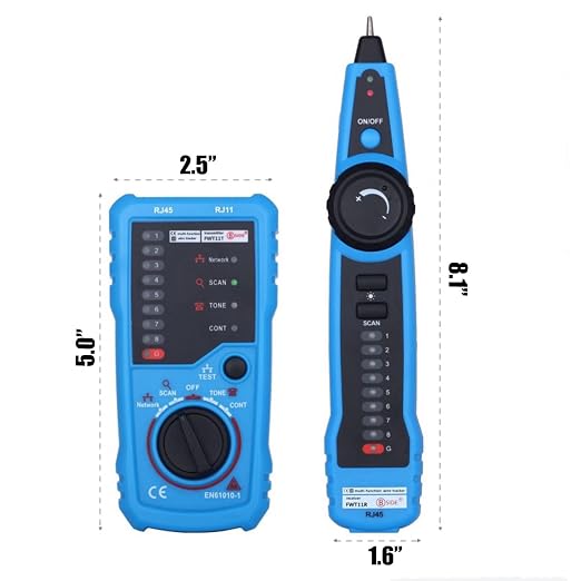 Network Cable Tester, Cat5 Cat6 Ethernet LAN Network Wire Tracer - Image 11