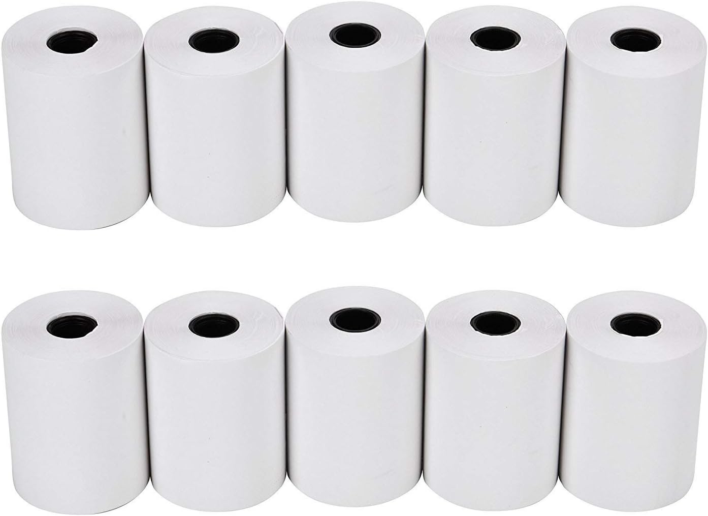 Solar-Power 3 1/8 Thermal Paper 10 Rolls for POS Cash Register Receipt Paper Roll 1-Ply Bond((3-1/8 inch x 230 feet)
