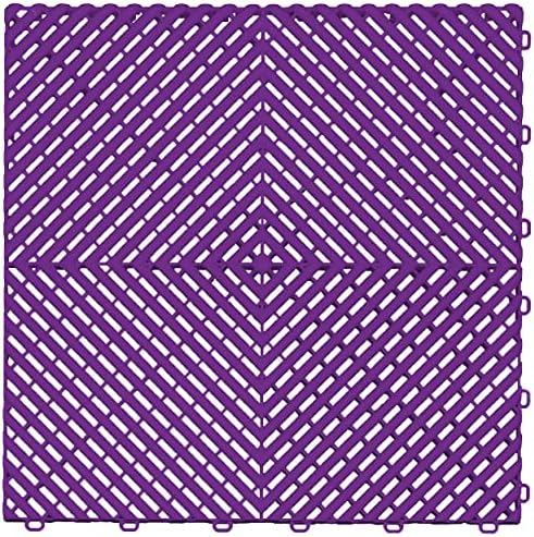 Swisstrax Ribtrax PRO Garage Floor Tiles, Cosmic Purple by Swisstrax