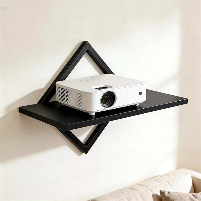 DAWASAPAT Projector Shelf for Wall Mount, 14.97" x 7.87" Floating Shelf & Rack - Image 7