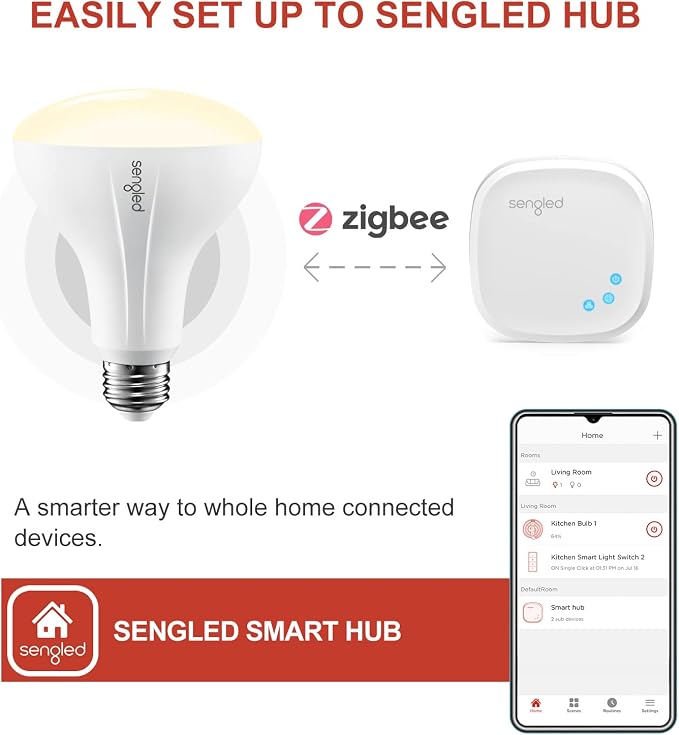 Sengled Zigbee BR30 Smart Bulb, Works - Image 2