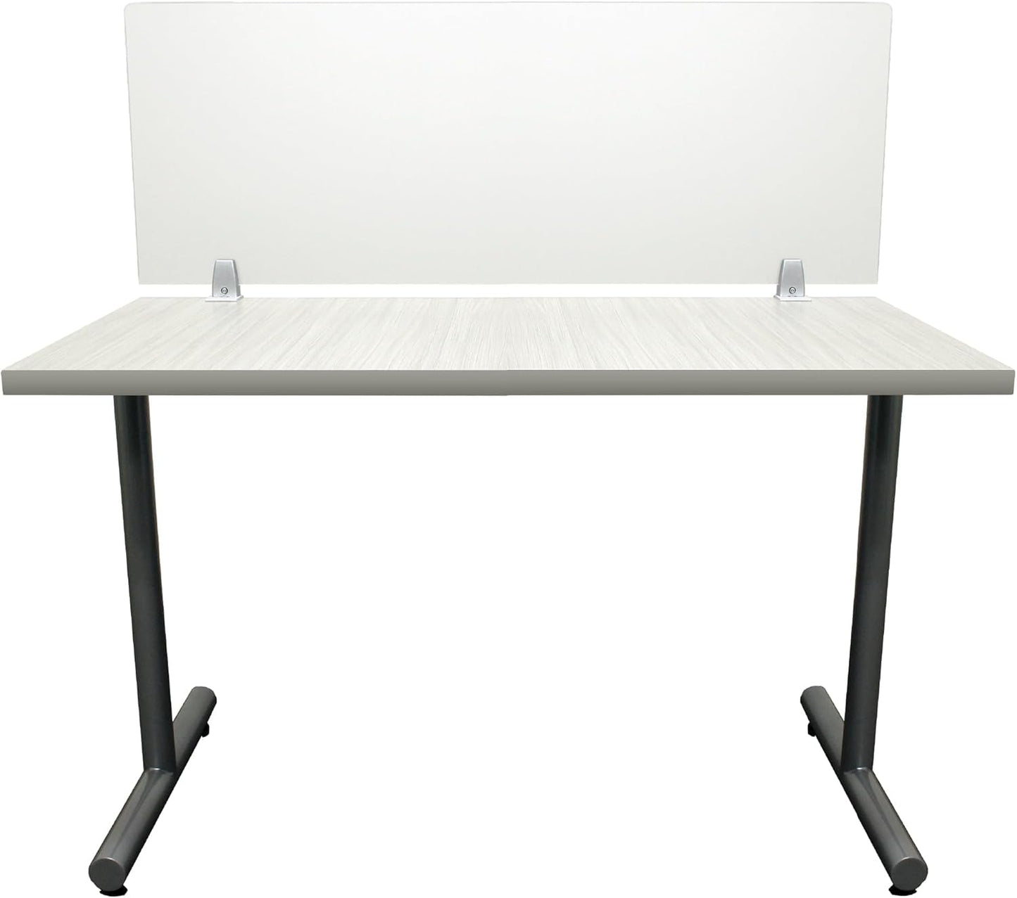 OBEX Frosted Acrylic Desk Mounted Privacy Panel, 24" x 42", Frosted