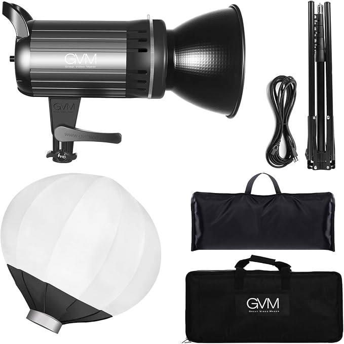 Bi-Color LED Video Light, GVM 100W Photography Lighting - Image 7