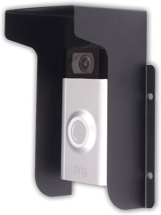 Doorbell Rain Cover Ring Doorbell Anti-Glare, Steel Weather-Blocking Cover by dgyezhao