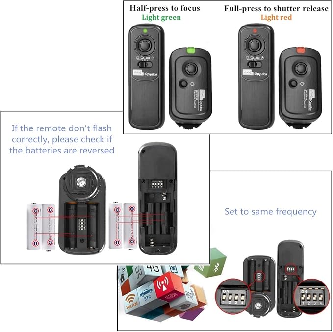 Pixel RW221-S2 Camera Remote Shutter Release Wireless Radio Control Compatible - Image 6