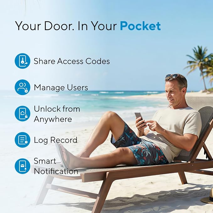 ULTRALOQ Bolt Fingerprint Smart Lock - Image 3