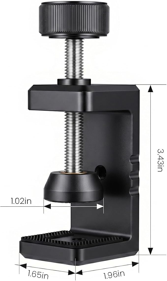 Heavy Duty C Clamp & Desk Clamp, Aluminum Alloy Table Mount - Image 2