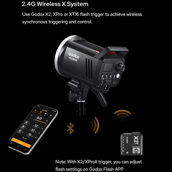 Godox MS300V MS300-V Compact Studio Strobe Flash Light - 300W - Image 5
