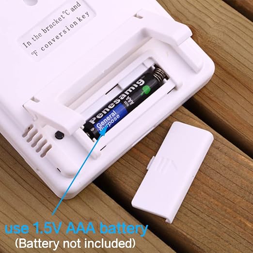 Temperature Humidity Meter, LCD Electronic Digital Outdoor/Indoor Thermometer - Image 5