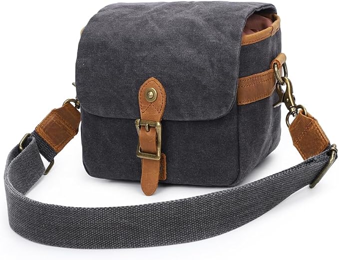 Vintage Canvas DSLR/SLR Camera Bag - Image 8