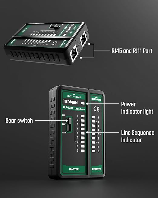 TESMEN TLP-123A Network Cable Tester - Image 6