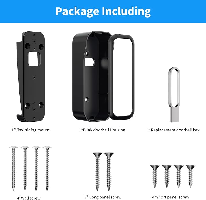 Blink Doorbell Vinyl Siding Mount and Waterproof Door Case, Fit - Image 7