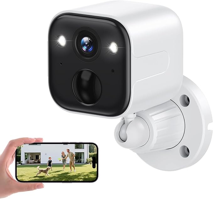 Security Cameras Wireless Outdoor, Battery Powered WiFi Camera by Unknown