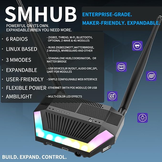 SMLIGHT SMHUB Essential – Professional Smart Home Control Hub - Image 3