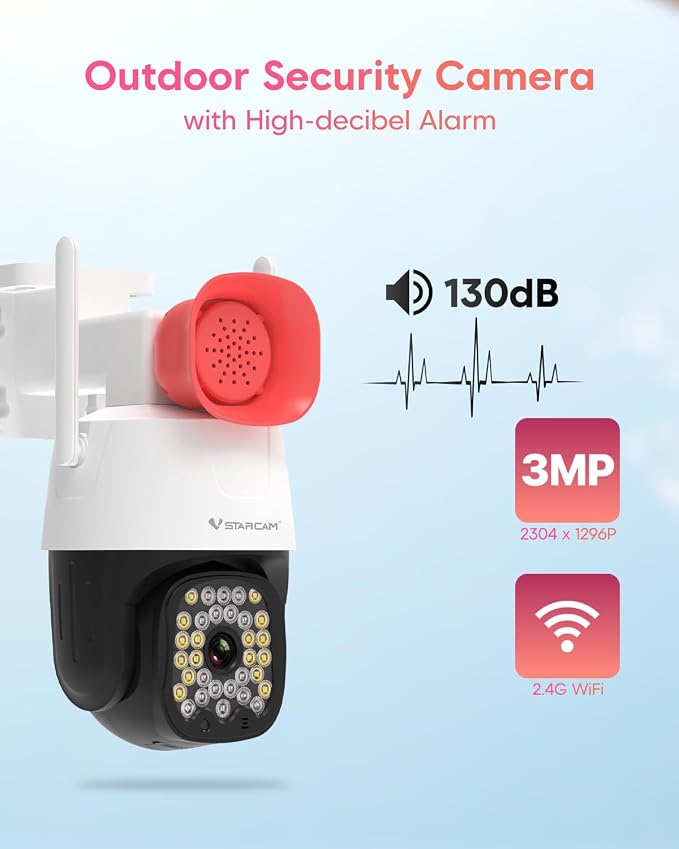 VSTARCAM 3MP Outdoor Security Camera - Image 6