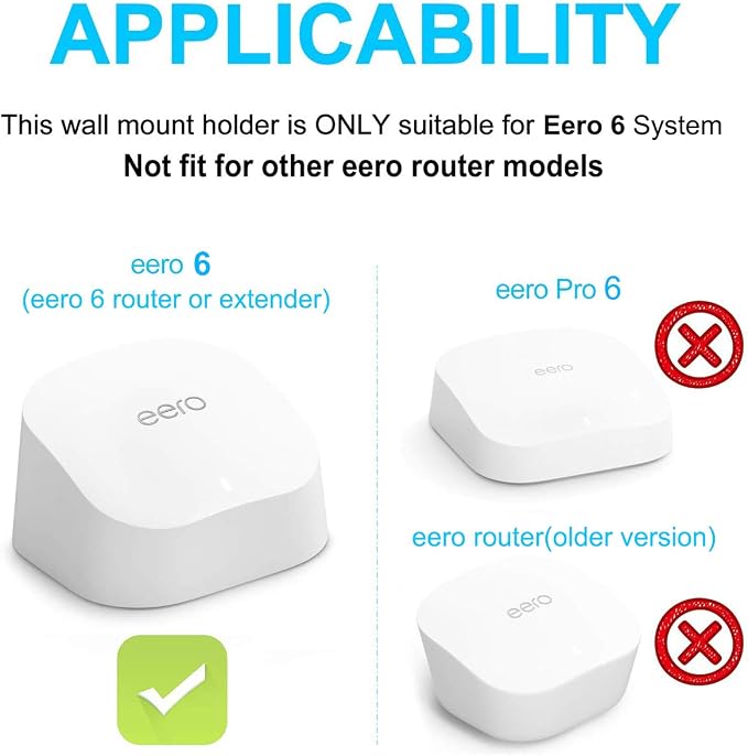 Outlet Wall Mount Only for eero 6 & 6+ mesh Wi-Fi System, No Messy Wires & - Image 2