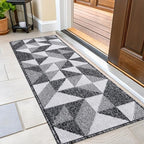 OLANLY Door Mat Indoor Entrance Washable 47x23, Odor-Free Low-Profile Front by OLANLY