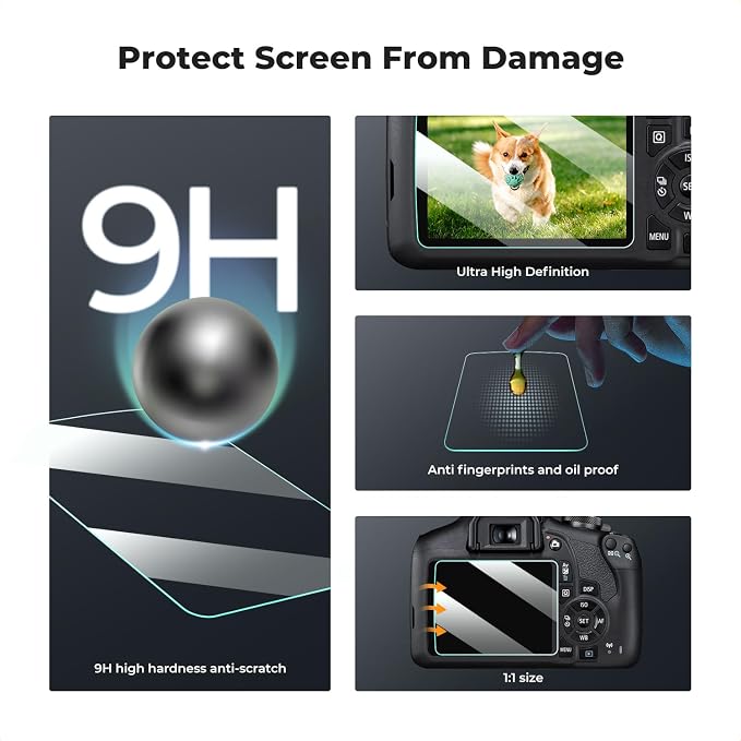 K&F CONCEPT 3pcs Screen Protector Compatible - Image 3