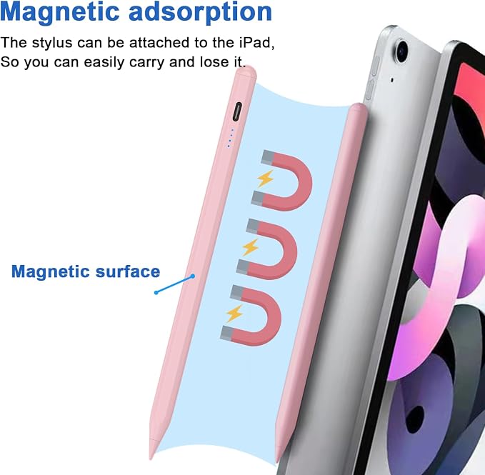 Stylus Pens for Touch Screens Power-Display Tablet Pen POM Tip Magnetic Digital - Image 5