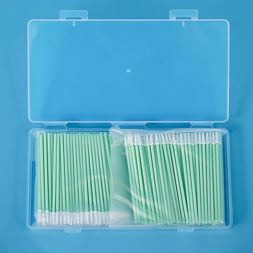 Pointed Foam Tip Cleaning Swabs by StreamlinewithCookinkitch