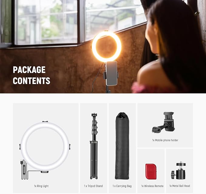 NEEWER Basics 8" RGB LED Ring Light - Image 7