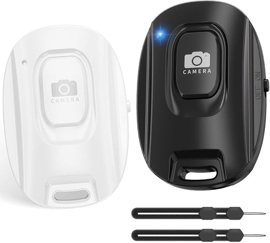 Wireless Camera Remote Shutter for iPhone and Android Smartphones 2 Pack by VYVIYON