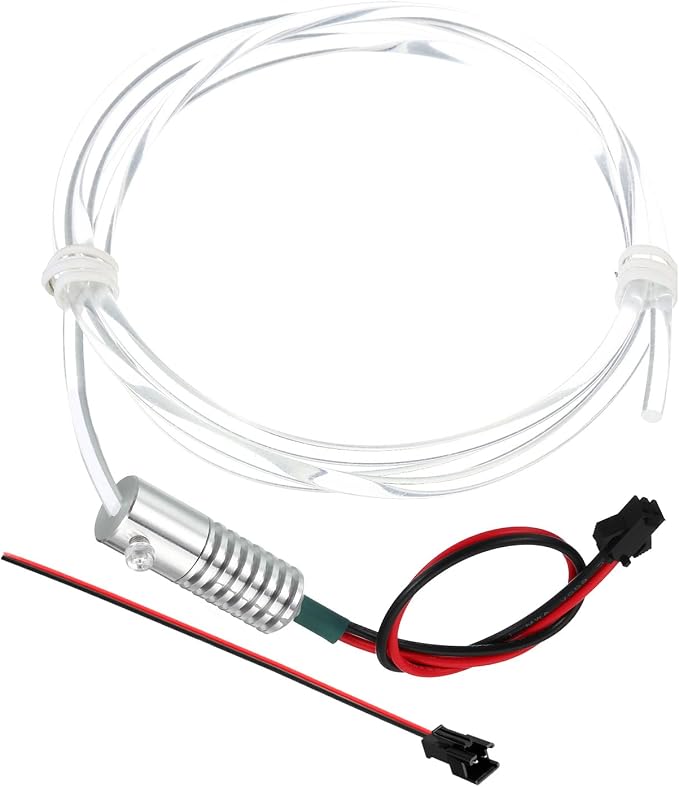 PATIKIL 3mm 1m PMMA Side Glow Fiber Optic Cable Kit, by PATIKIL