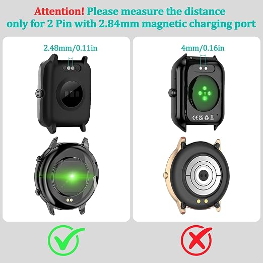 Vancle 2 Pack VeryFit Smartwatch Charger Cable, Magnetic USB-C Charging Cable - Image 3