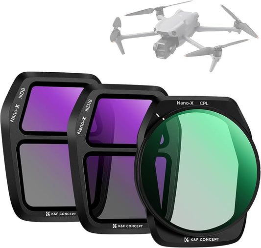 K&F Concept 3Pack ND PL Filter Set by KFCONCEPT