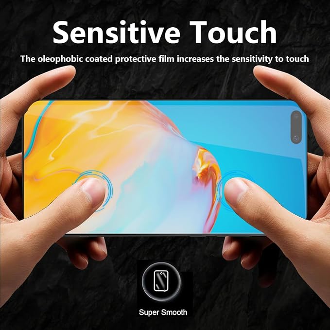 2 Pack Privacy Tempered Glass for Huawei P40 Pro 5G Screen Protector, 9H - Image 8
