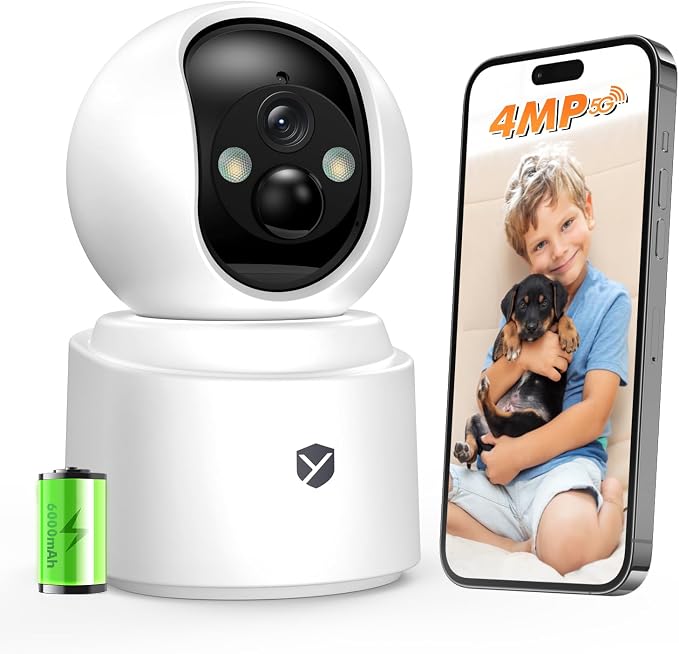 Battery Powered Indoor Camera Wireless by YesPano