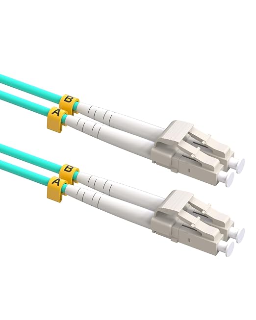 OM3 Fiber Patch Cable, 10G/40G LC to LC Fiber Optical Patch Cables Multimode by VANDESAIL