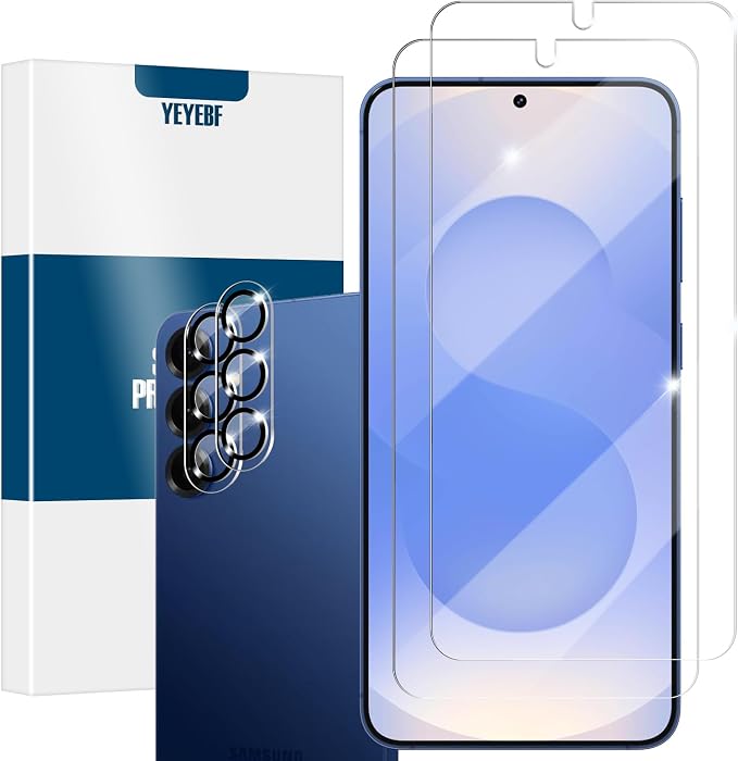 Screen Protector for Samsung Galaxy S25 Plus / S25+, Tempered Glass for Galaxy by YEYEBF