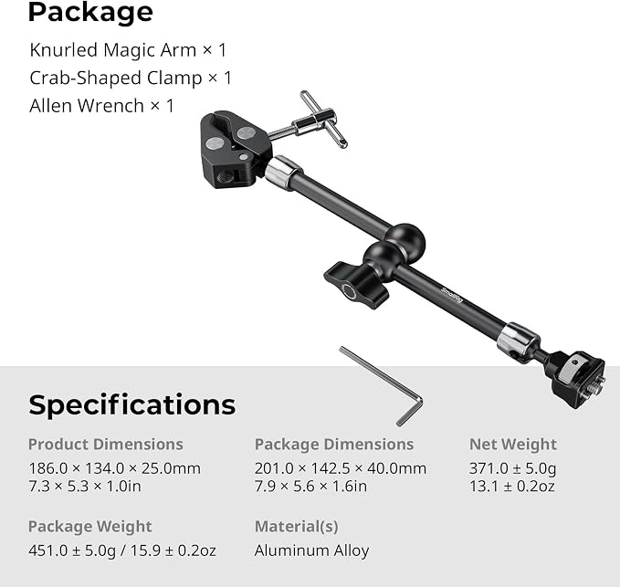 SMALLRIG 11 Inch Magic Arm - Image 8