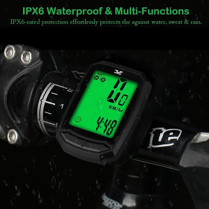 Bicycle Speedometer Waterproof Wireless Cycle Bike Computer Bicycle Odometer - Image 7
