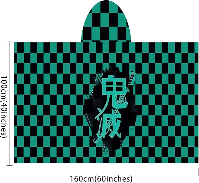 Juejuezi Hooded Wearable Blanket Hoodie Throw Blanket Cloak Cosplay Costume - Image 2