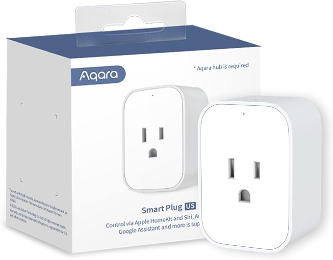 Aqara Zigbee Smart Plug with Energy Monitoring, Overload Protection, Scheduling by Aqara