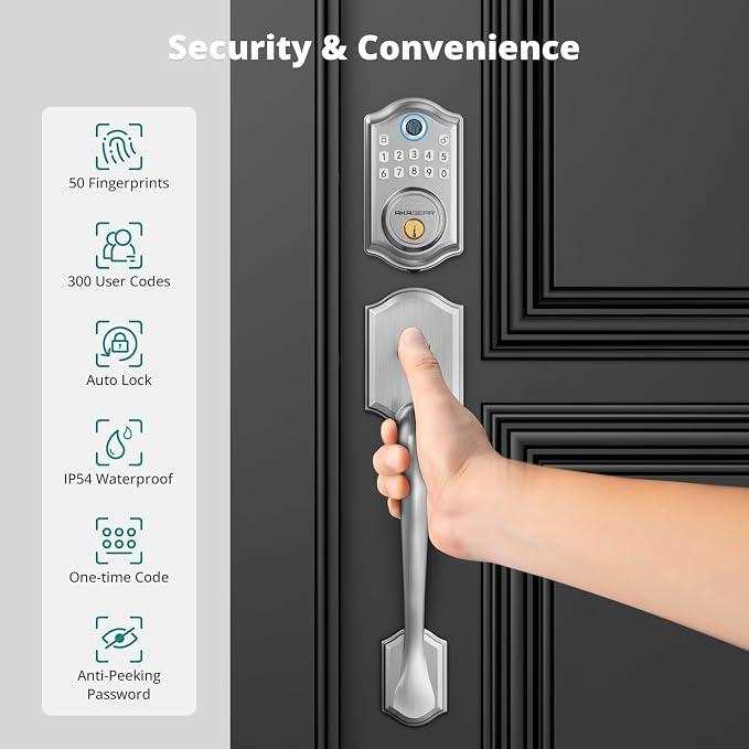 AkaGear DS10 Keyless Entry Door Lock - Image 3