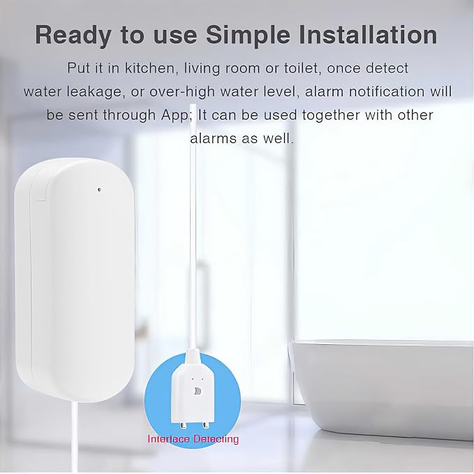 Ufairy UJV WiFi Water Sensor Water Leak Detector - Image 4